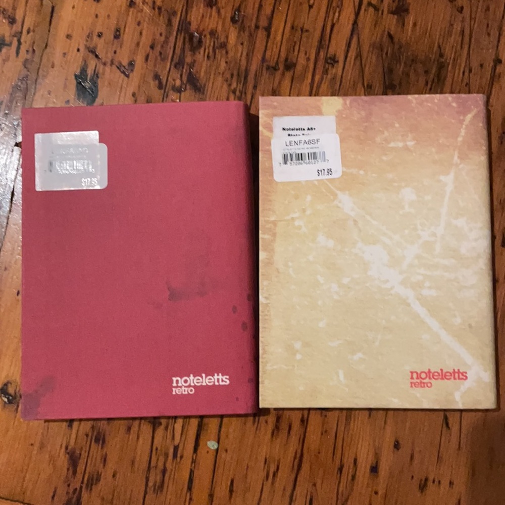 Two Noteletts Retro Journals - Picture 2 of 6
